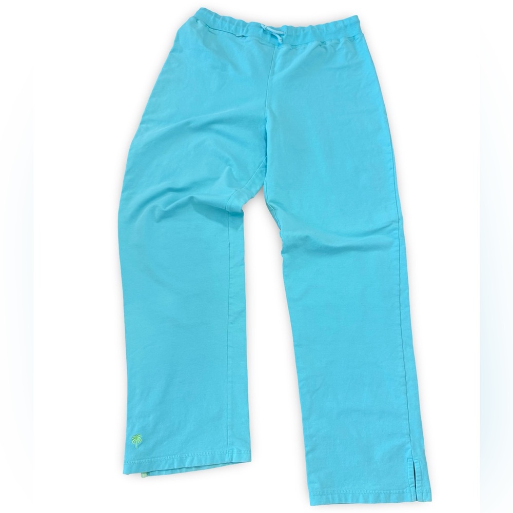 Lilly Pulitzer Aqua sweatpants. woman’s sz L